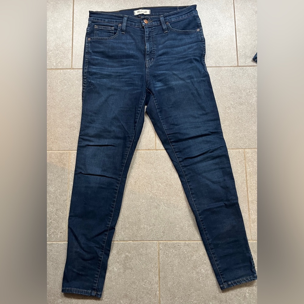 Madewell High Rise Skinny Jeans - Dark Wash